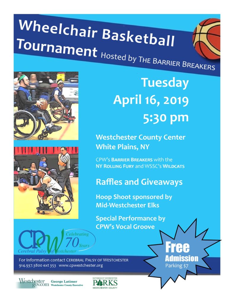 Wheelchair Basketball Tournament Poster