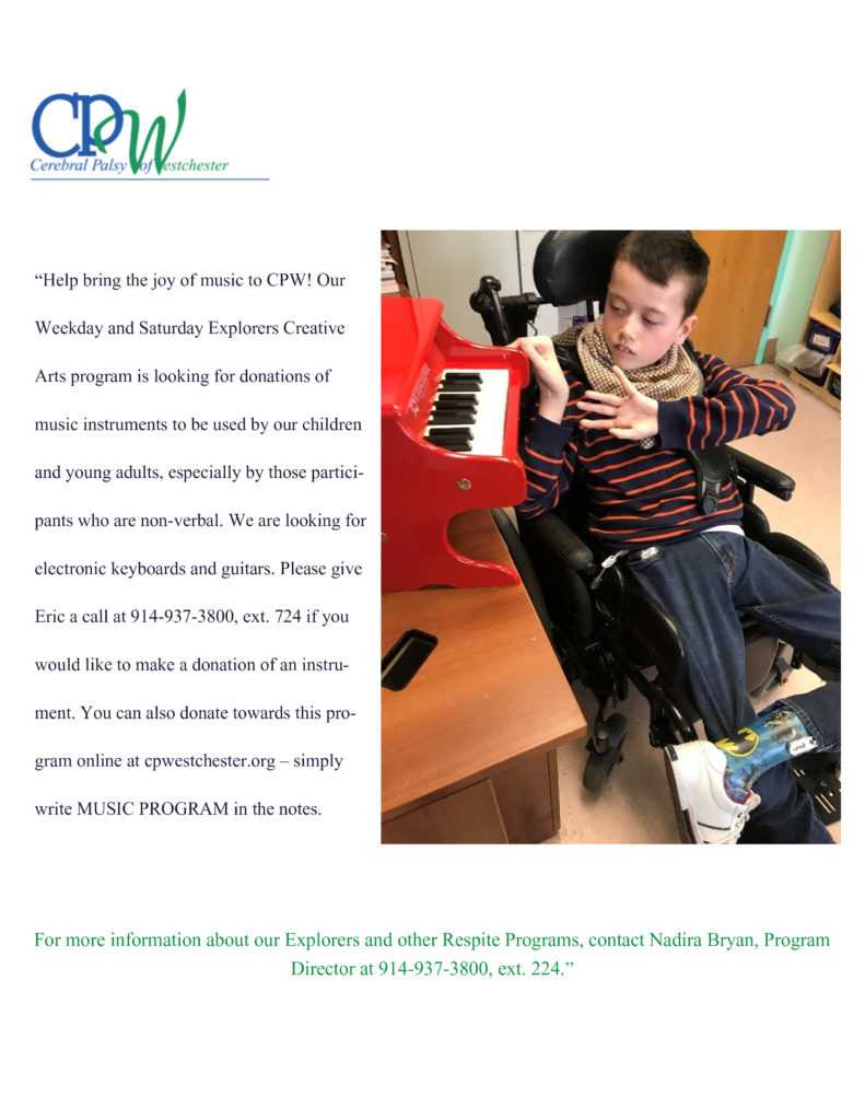 Help Bring the Joy of Music to CPW