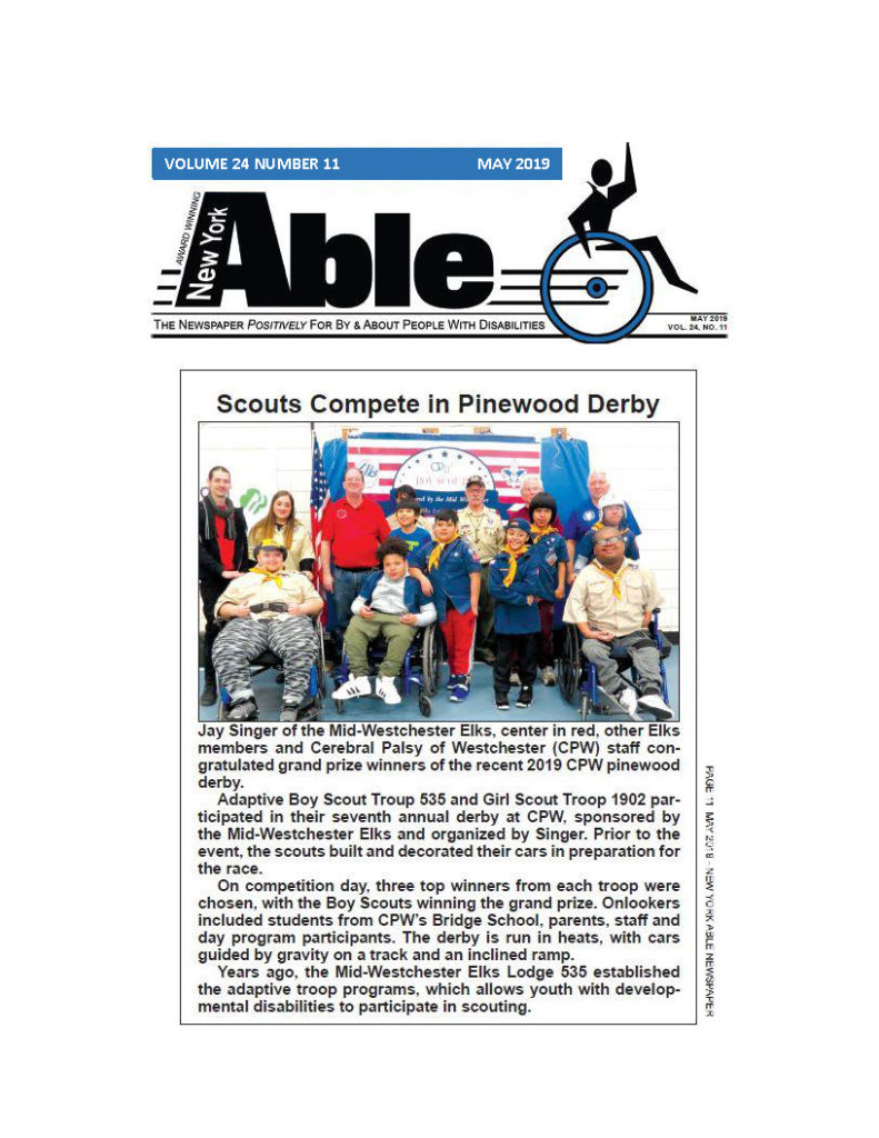 Scouts Compete in Pinewood Derby, AbleNews,