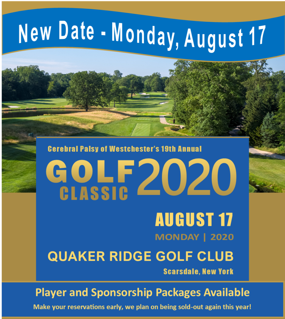 Join CPW at Quaker Ridge Golf Club on Monday, August 17, 2020 for our 19th Annual Golf Classic  2020-05-11