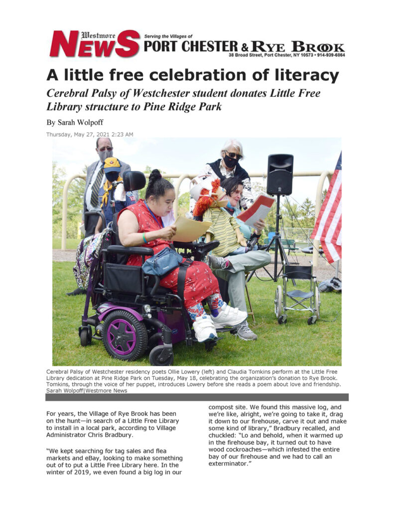 Westmore News-A little free celebration of literacy